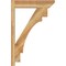 Ekena Millwork Merced Slat Rough Sawn Outlooker, Western Red Cedar, 6"W x 24"D x 36"H OUT06X24X36MRC06RWR - alternate 2